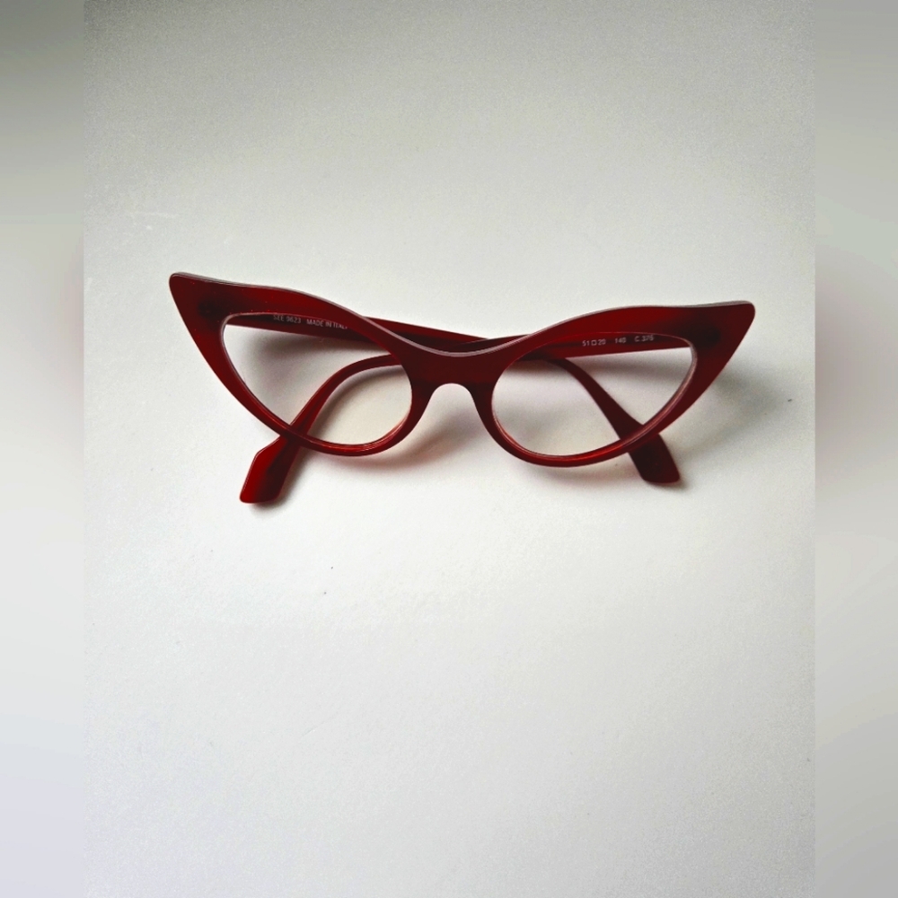 Red (SEE EYEWEAR) Cateye Glasses